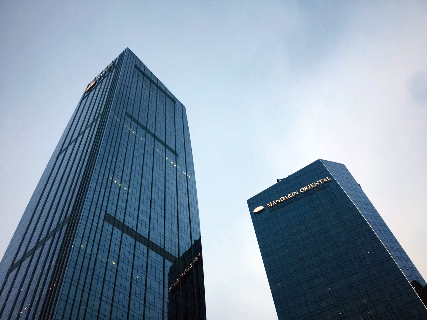 Mandarin Oriental Guangzhou hotel exterior on Tianhe Road