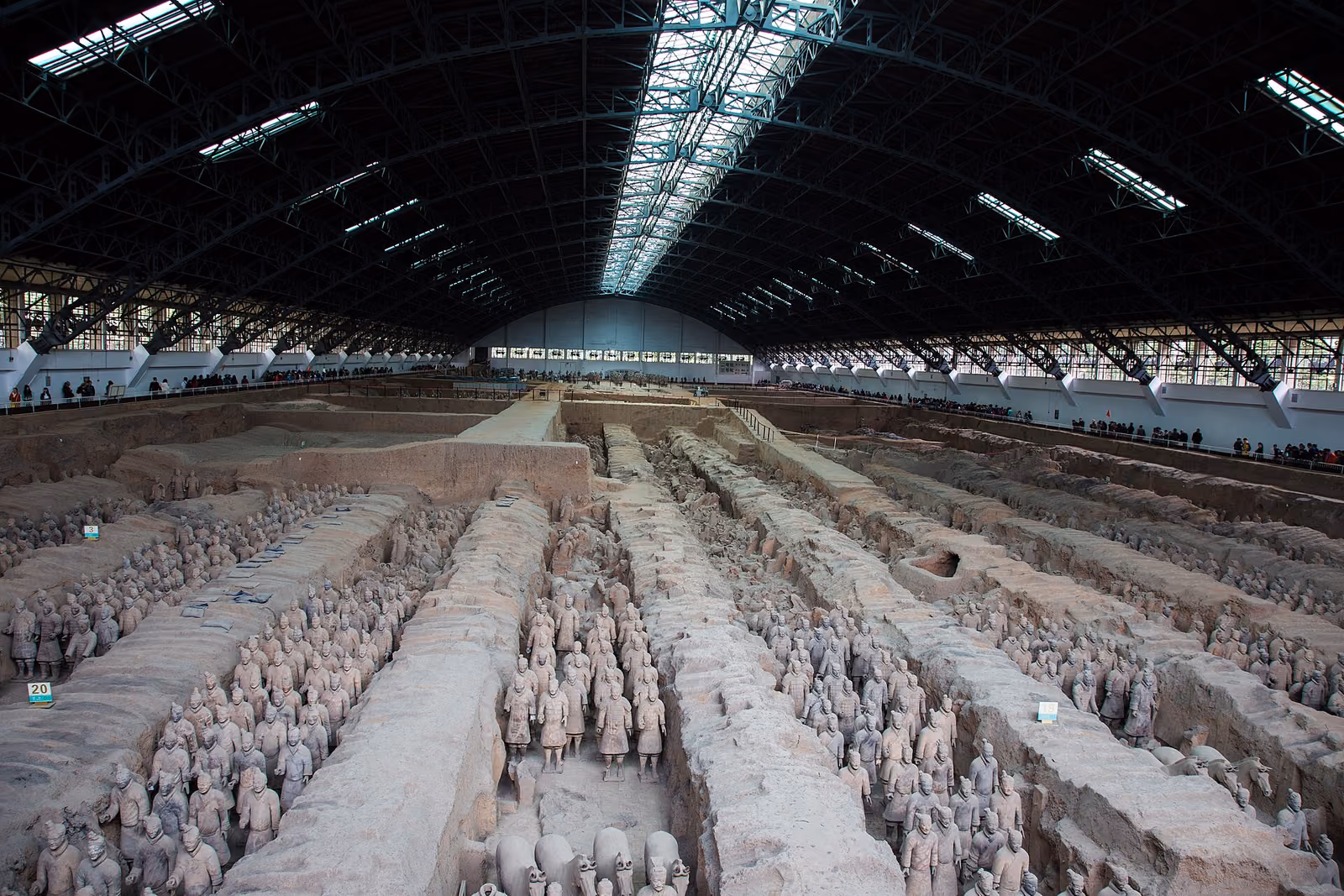 Pit 1 at the Terracotta Army museum