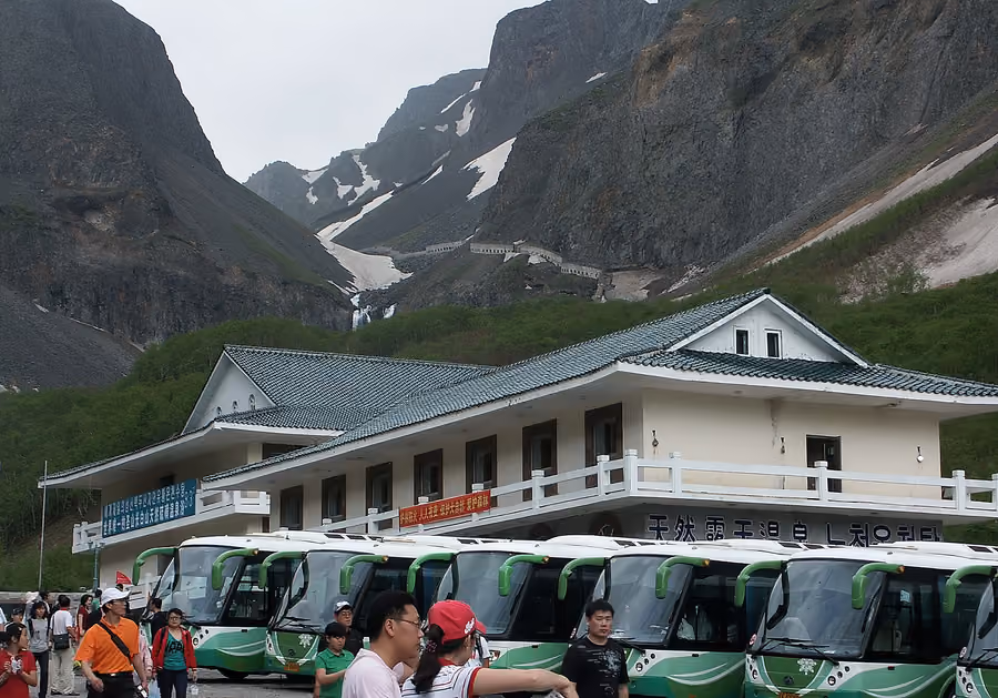 Changbaishan Hot Springs in Changbaishan, China