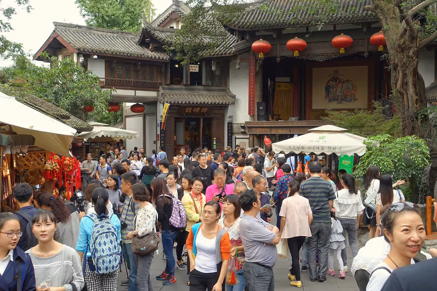 Jinli Ancient Street in Chengdu, China