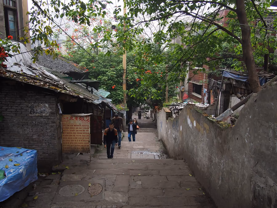 Shibati (Eighteen Steps) in Chongqing, China