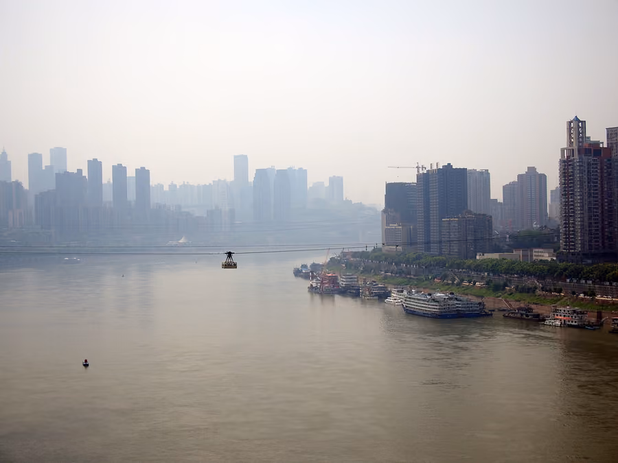 Yangtze River Cableway in Chongqing, China