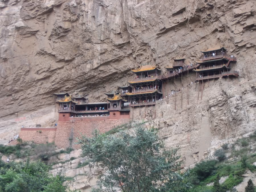 Hanging Temple (Xuankong Si) in Datong, China