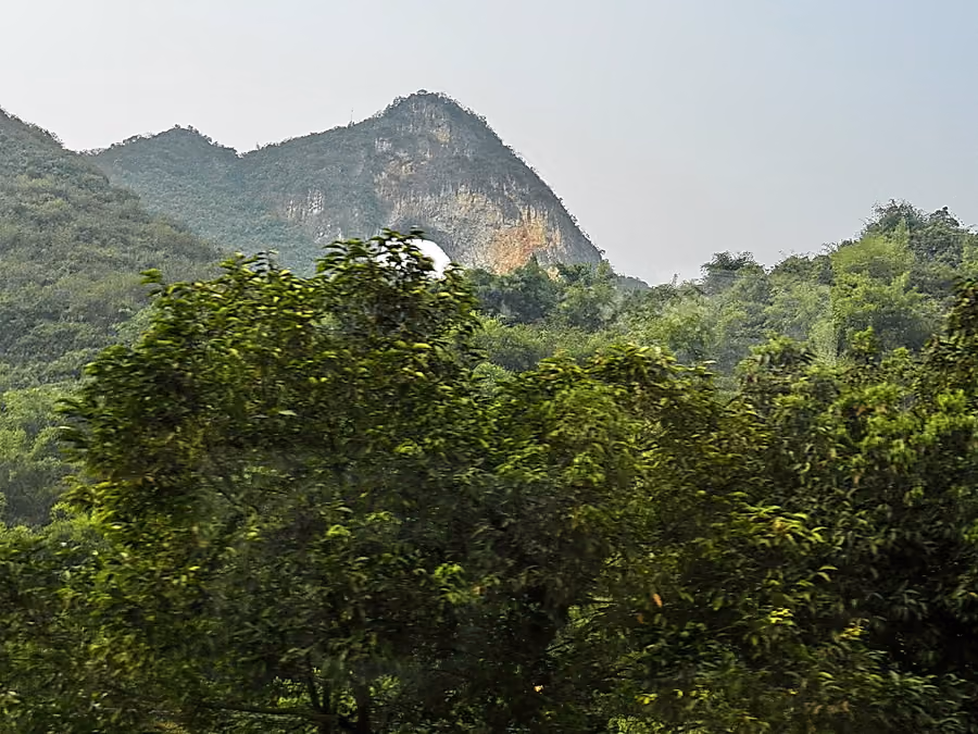 Moon Hill in Guilin and Yangshuo, China