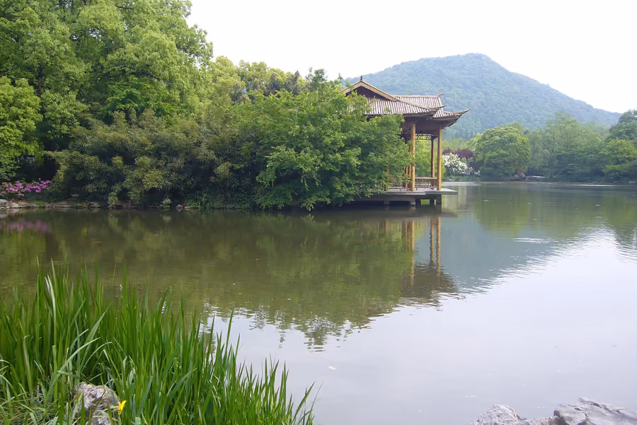 Xixi National Wetland Park in Hangzhou, China