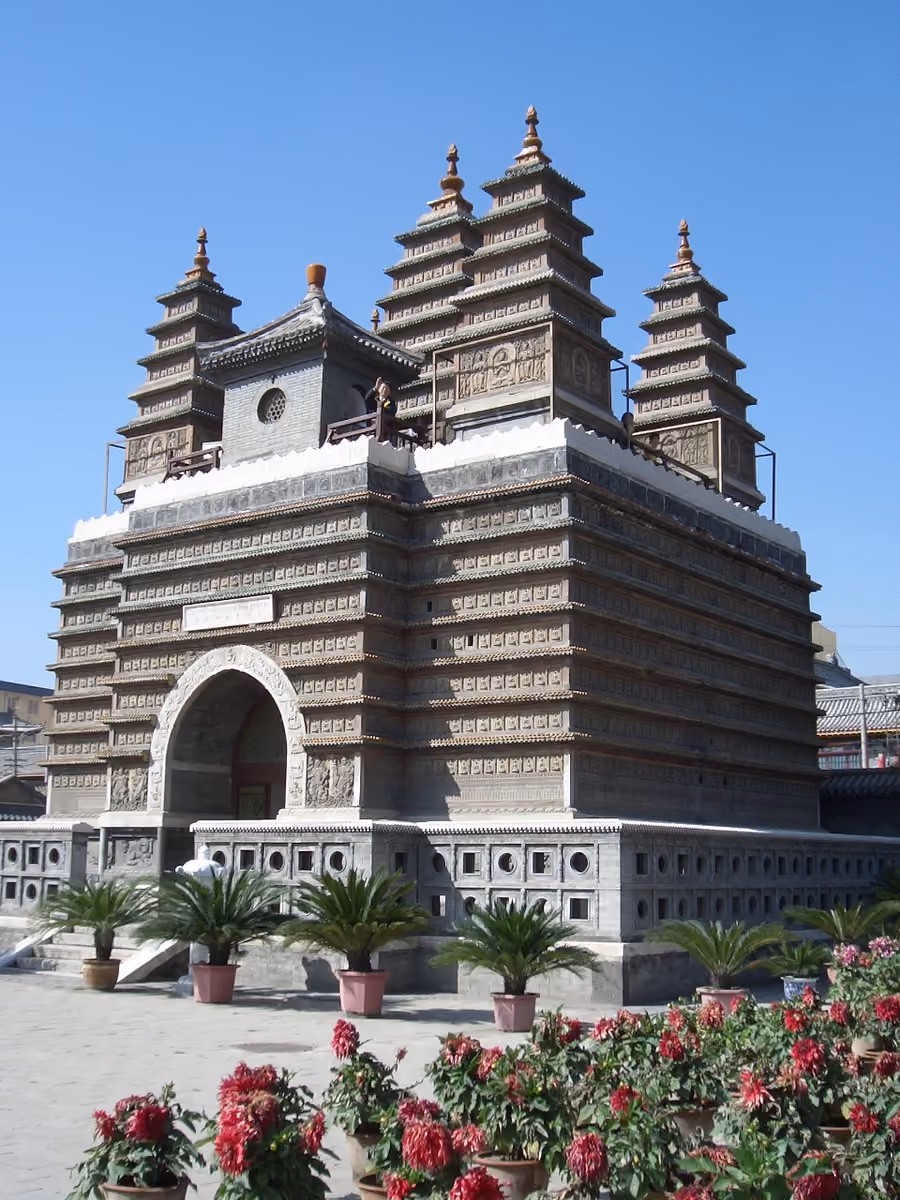 Five Pagoda Temple in Inner Mongolia, China