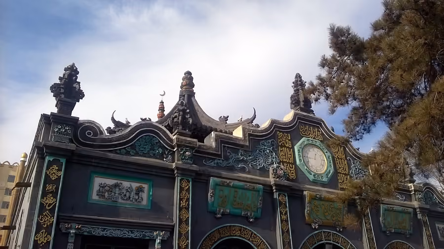 Great Mosque of Hohhot in Inner Mongolia, China