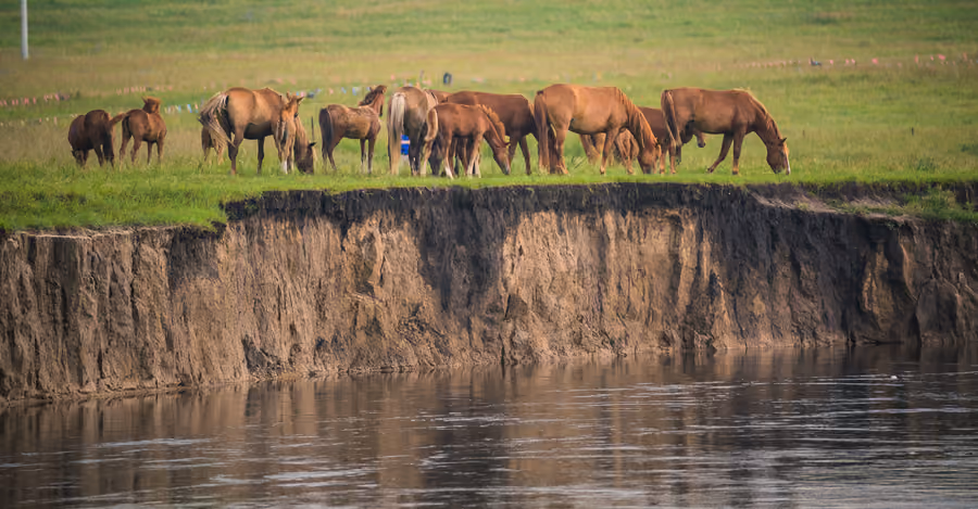 Hulunbuir Grassland in Inner Mongolia, China