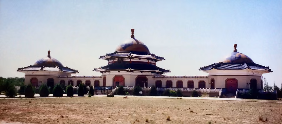 Mausoleum of Genghis Khan in Inner Mongolia, China