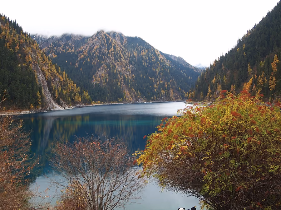Long Lake in Jiuzhaigou, China