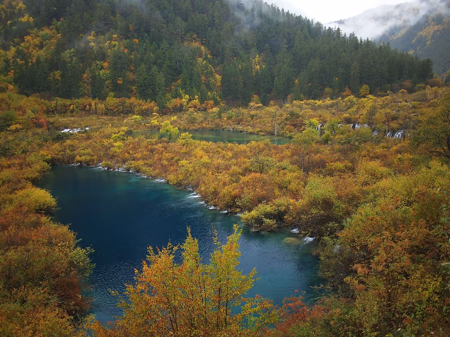 Shuzheng Lakes in Jiuzhaigou, China