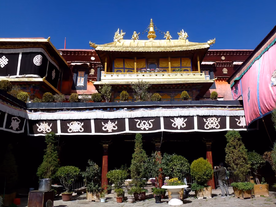 Jokhang Temple in Lhasa, China