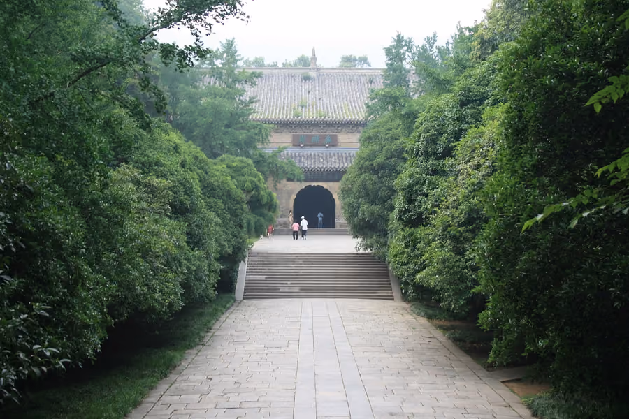 Linggu Temple and the Beamless Hall in Nanjing, China