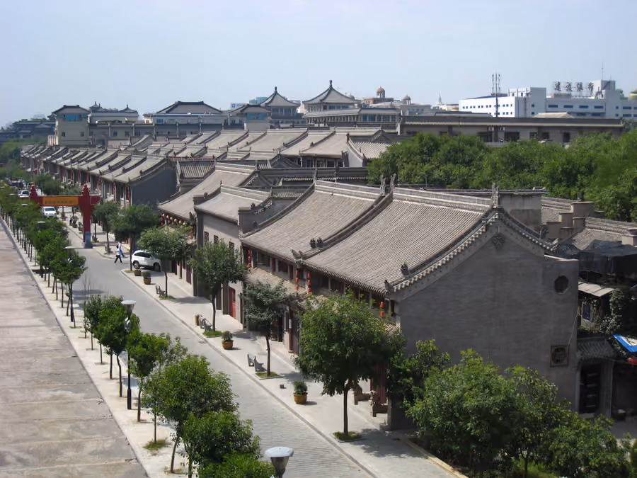 Ming-Qing Street in Pingyao, China