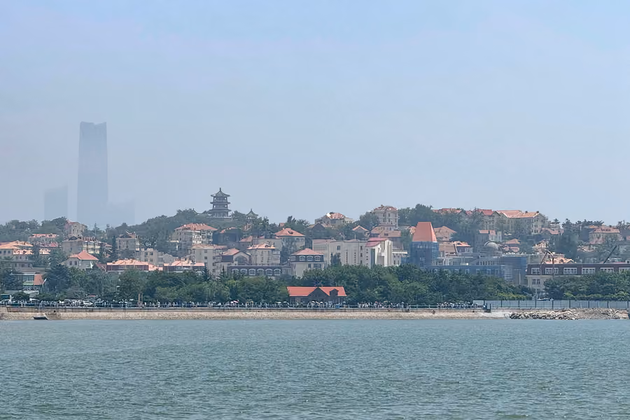Xiaoyushan Park in Qingdao, China