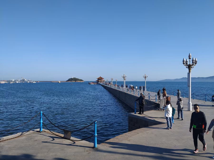 Zhanqiao Pier in Qingdao, China