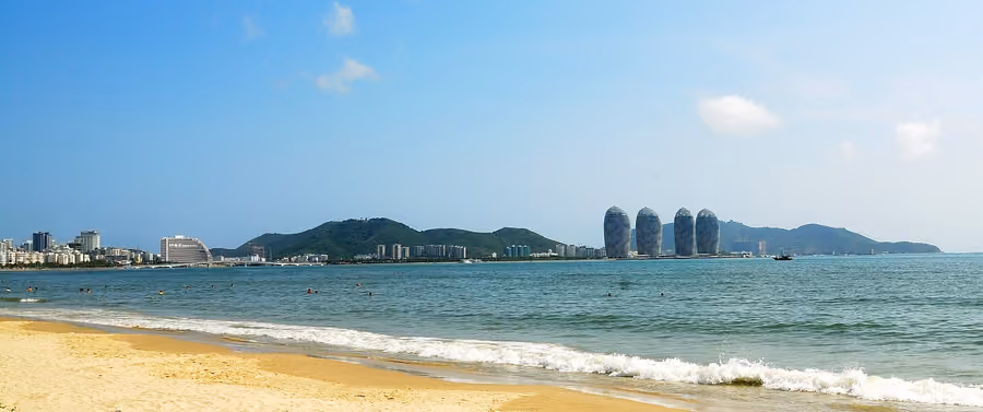 Sanya Bay in Sanya, China