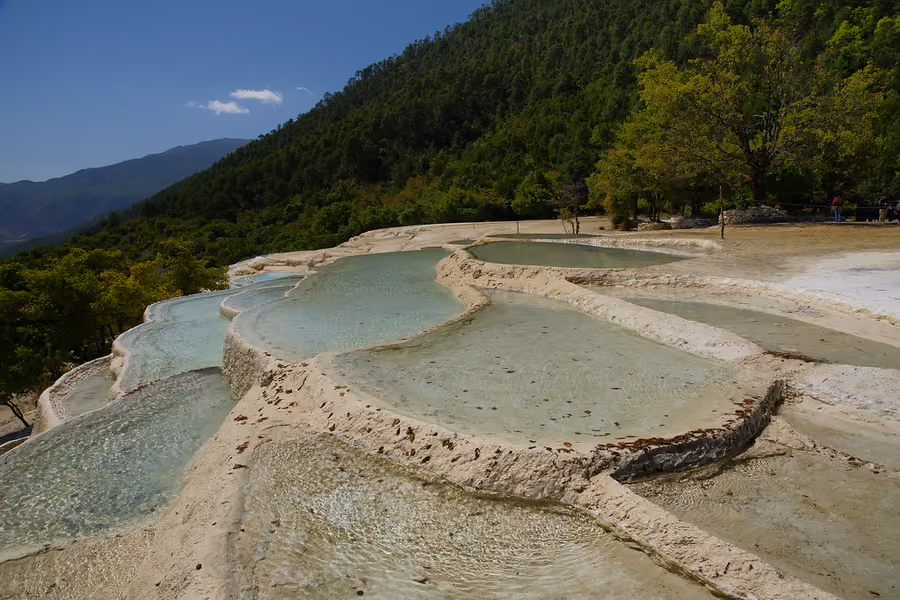 Baishuitai Terraces in Shangri-La, China