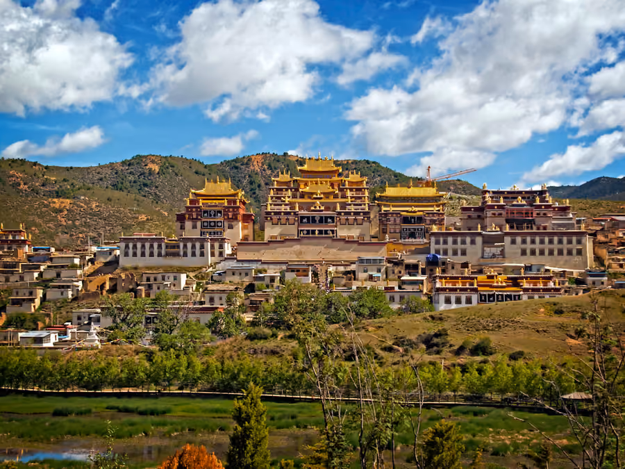 Ganden Sumtseling Monastery in Shangri-La, China