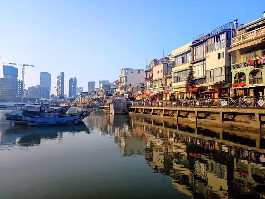 Shapowai and the Fishing Harbour in Xiamen, China
