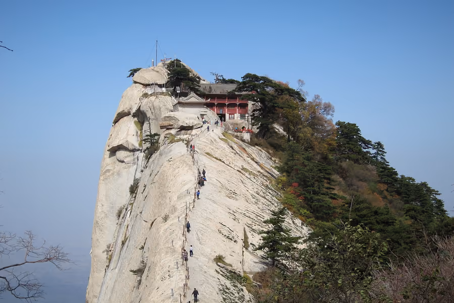 Mount Hua (Huashan) in Xi'an, China