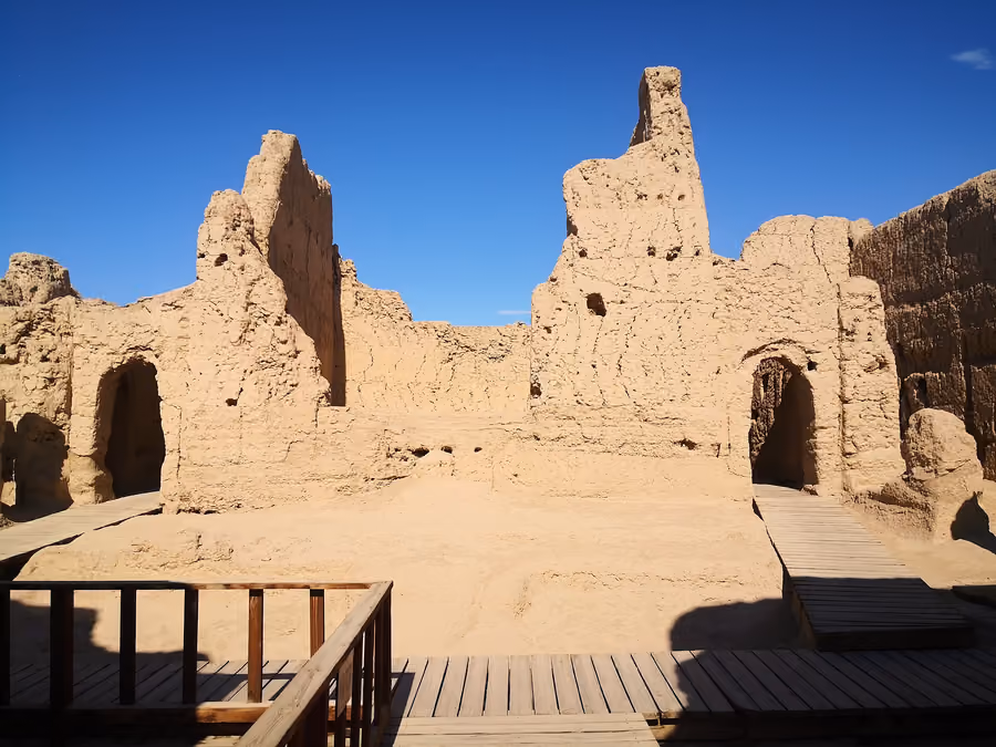 Jiaohe Ruins in Xinjiang, China