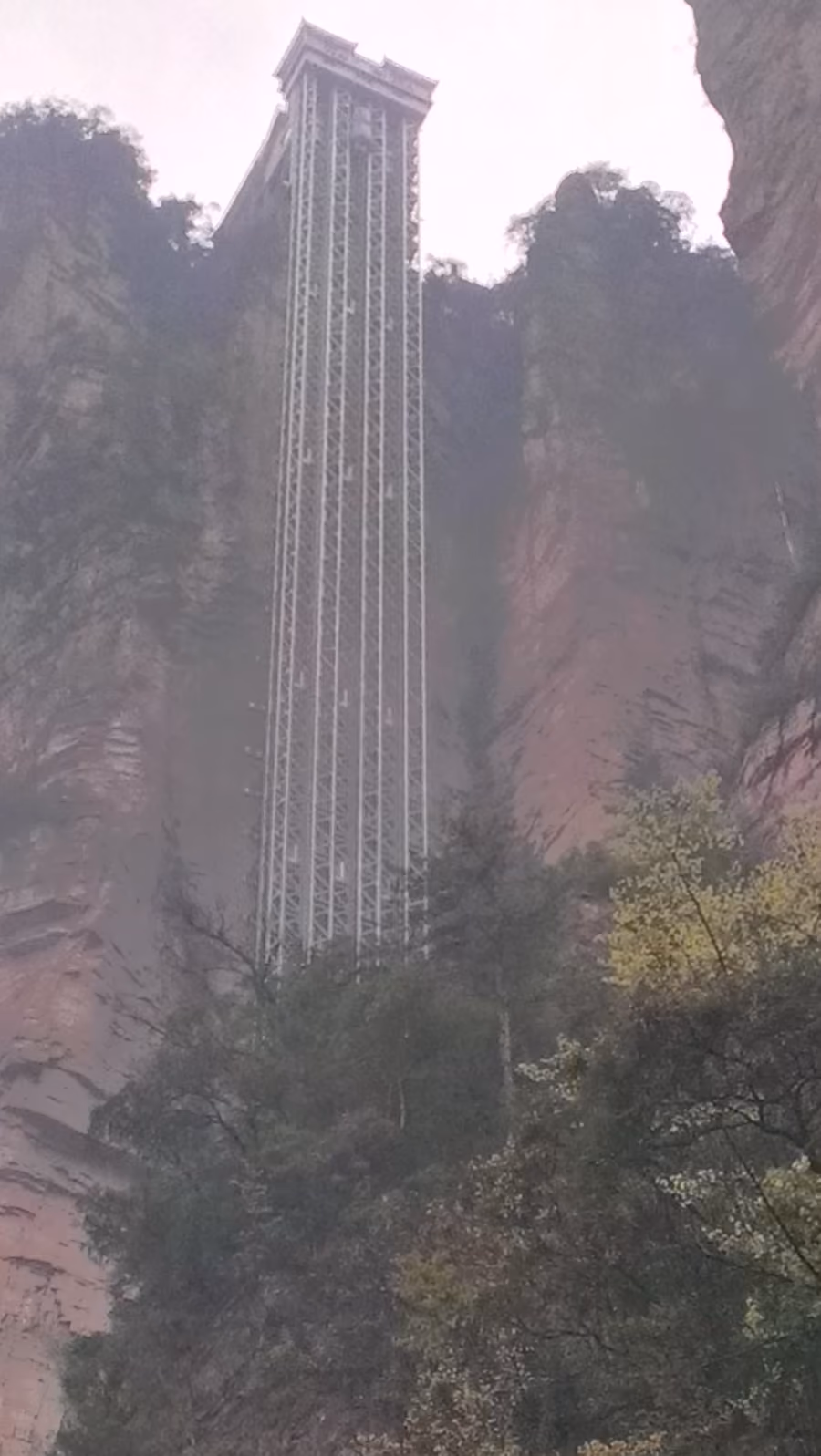 Bailong Elevator in Zhangjiajie, China