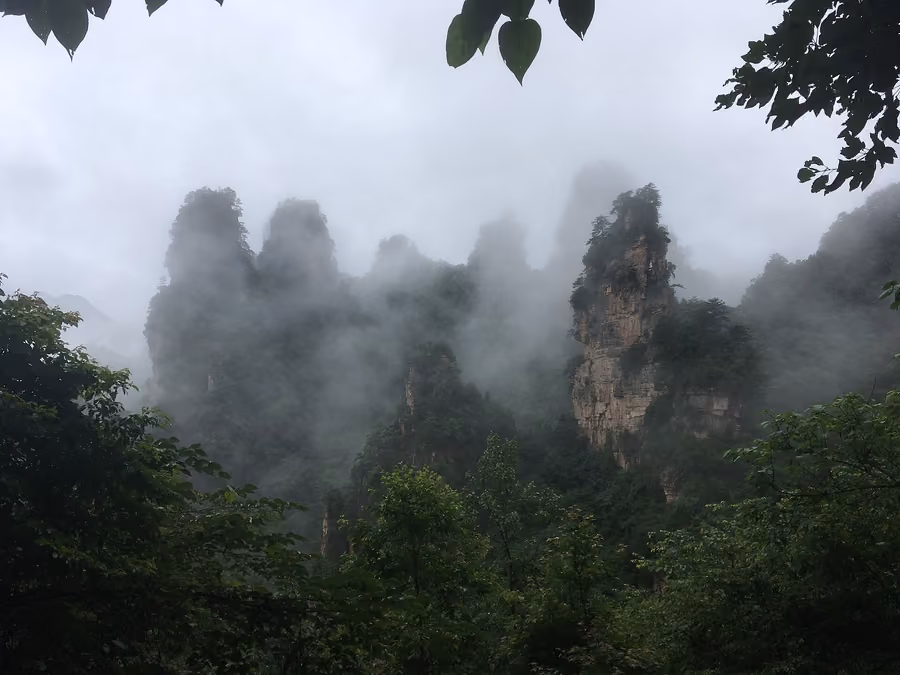 Tianzi Mountain in Zhangjiajie, China